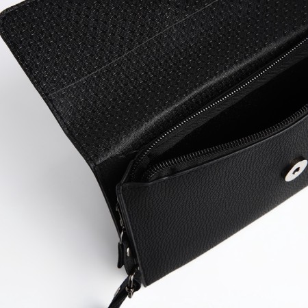 Bag-clate on magnet, long belt, black color-9
