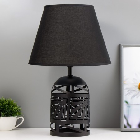 Burma table lamp E14 40W Black 27x27x42 cm Risalux