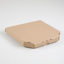 Pizza box, brown, 25.5 x 25.5 x 3 cm