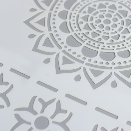 Plastic stencil "openwork patterns" 29.7x21 cm-1