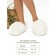 Softy slippers, size 38-39, white color