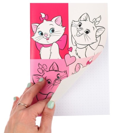 Notepad A5, on the paper clip, 40 sheets, to a point, a cat's cat-5