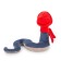 New Year! Soft toy "Snake Hitch", blue color, 20 cm