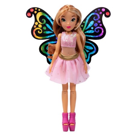 Winx Club BTW Scratch Art Wings "Flora", with wings for screwing, 24 cm-1