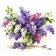Set for embroidery with a cross "Lilac" 28 x 23 cm