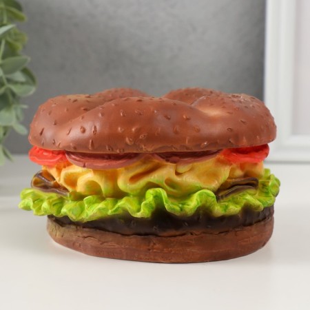 Piggy bank "Hamberger Briosh" height 7.5 cm, d-13 cm-4
