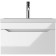 Tumba Iceberg Eva under the Bazis 80 sink, suspended, with one box