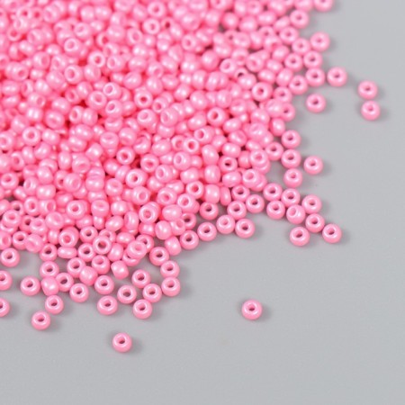 Glass beads 12/0 "pink Shcherbet" 15 g