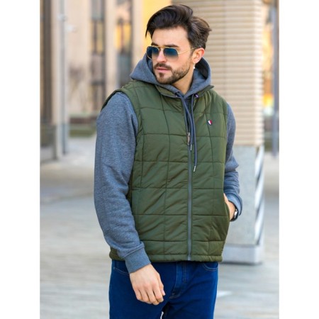 Male ise vest, size 56, khaki color-7