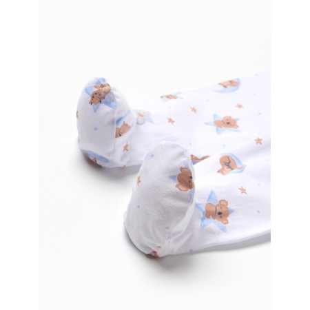 Children's sliders "dream", milk/blue color, height 62-2