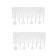 Icicle decor "Snowflakes", set 2 pcs.