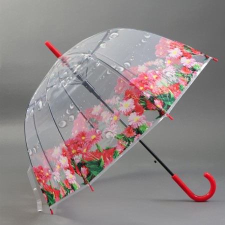 Umbrella - a semi -automatic cane "Seasons", 8 spokes, r = 40 cm, color mix-10