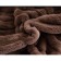 Climeninine bedspread, size 210x230 cm, chocolate color