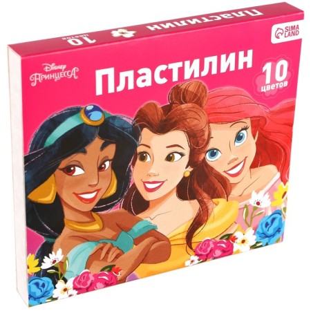 Plasticine 10 colors 150 g, princesses-1