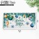 Money envelope "Happy New Year", balls and branches, 16.5 x 8 cm, New Year