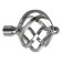 Top "Forged ball", d = 20 cm, color chromium