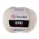 Yarn "jeans" 55% cotton, 45% acrylic 160m/50g (03 milk)