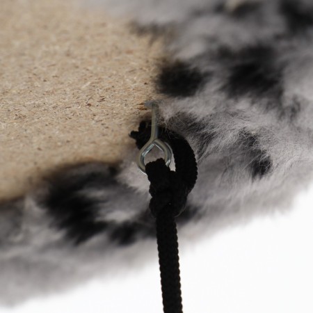 Clawing "Piggon" carpet, 30 x 58 x 82 cm, gray-6