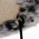 Clawing "Piggon" carpet, 30 x 58 x 82 cm, gray
