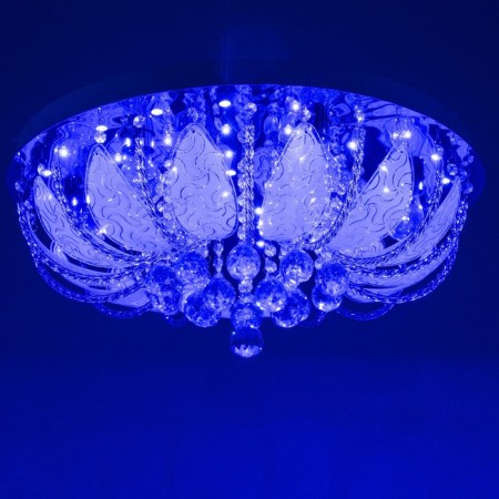 Svetogor chandelier "Simoda" 8x60W E27 LED lighting chrome 60x60cm-8