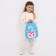 Baby backpack on lightning, blue color