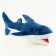 Soft toy "Shark", 55 cm, blue color
