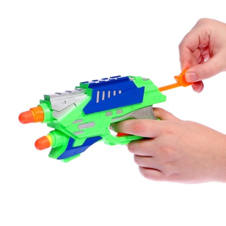 Pistol "Warrior", shoots with soft bullets, MIX color-6