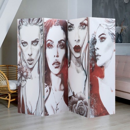 Shirma "Fatal Girls", bilateral, 200 x 160 cm