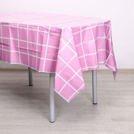 Great tablecloth 137 × 183 cm, pink-1