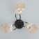 Arnella chandelier 3he27 40W Black 50x50x27 cm Bayerlux