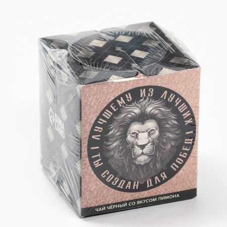 Black tea "You are a real man", taste: lemon, 50 g.-7
