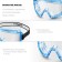 Glasses protective bison of panorama 110232, closed type, polycarbonate, sealed ventilation