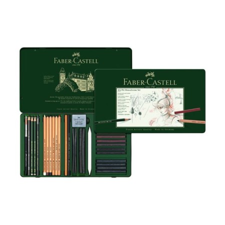 Pencils Faber-Castell Pitt 33 pieces in a metal box