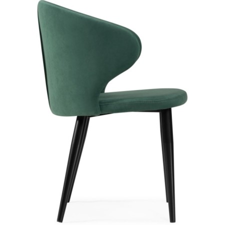 STULL OF A MARLOCASAS ALSISAR Metal/velor, black/green 52x58x81 cm-2