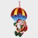 Decorative decoration (suspension) "Santa Claus and Bear" 44.5x31 cm