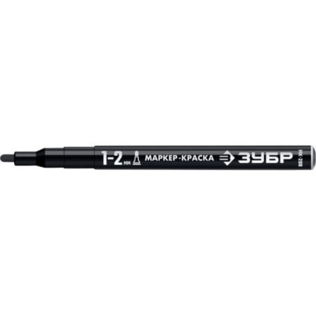 Marker-painting bison professional 06326-2, round, black, 1 mm-1