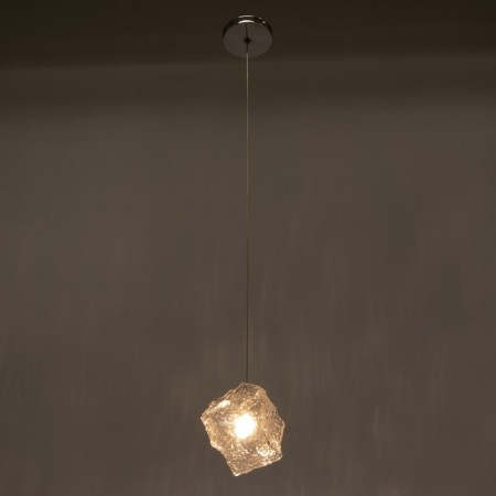 Lamp "Crystal" G4 20W chrome 12x12x12-112 cm-2