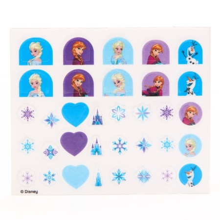 Manicure set. Nail stickers, cold heart-1