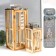 Climber tree "Lantern - large windows" brown set 2 pcs 30x13x13; 49x18.5x18.5 cm