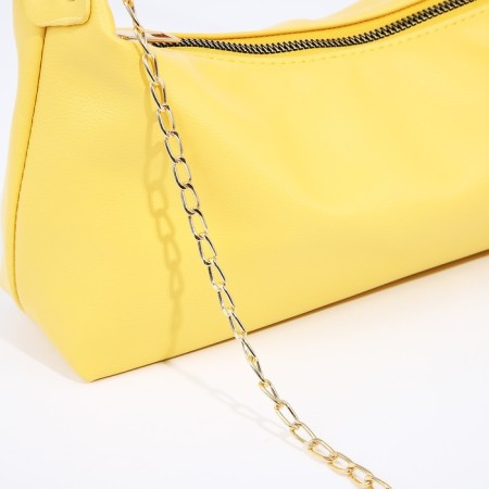 Baget bag with lightning, yellow color-3