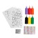 Set for creativity "Color stained -glass - New Year", 20 pcs in a set