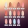 Camouflage base for nails, 3 phase, 8ml, LED/UV, Milk color (020)