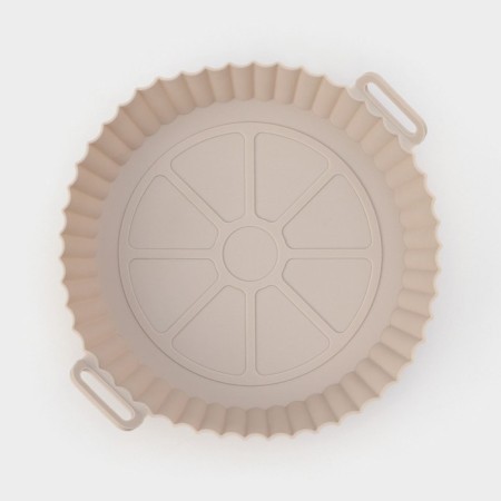 Baking form in the Airgril of the Dolyan, silicone, d = 20 cm, beige color-2