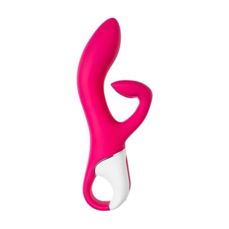 Unrealistic vibrator Satiffyer Embrace Me, silicone, red color-8