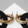 Earrings Metal "Chain" Enjoyness, 2 links, color golden color