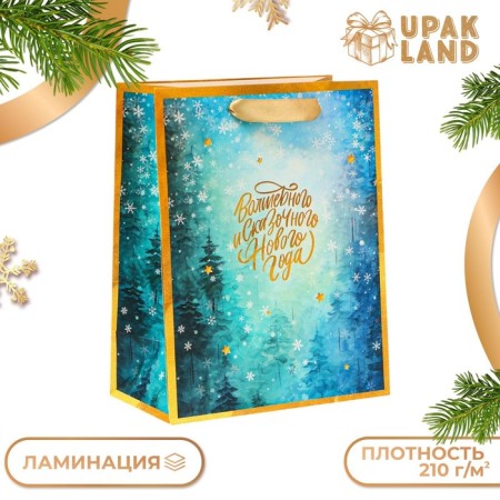 Laminated package "Snowflakes", MS 18 × 23 × 10 cm