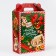 New Year. Gift box New Year's emerald vintage 18.5 x 10 x 30.5 cm.