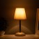 Table lamp "Lira" 1x40W E27 white/gold 15x15x32.5cm