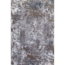 Rectangular carpet Karmen Hali Quantum, size 195x290 cm, color Grey/Grey