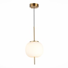 STL LUCE Sus. SL1621.203.01. Lacus. 1x13 W, LED, 3000K, 988 LM, 25x25x45 cm, golden color